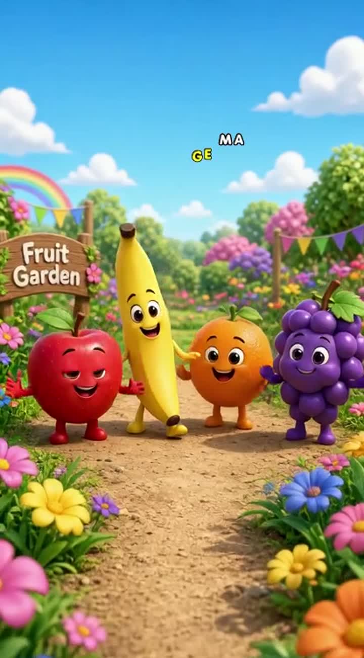 The Dancing Fruit Party — AI cartoon