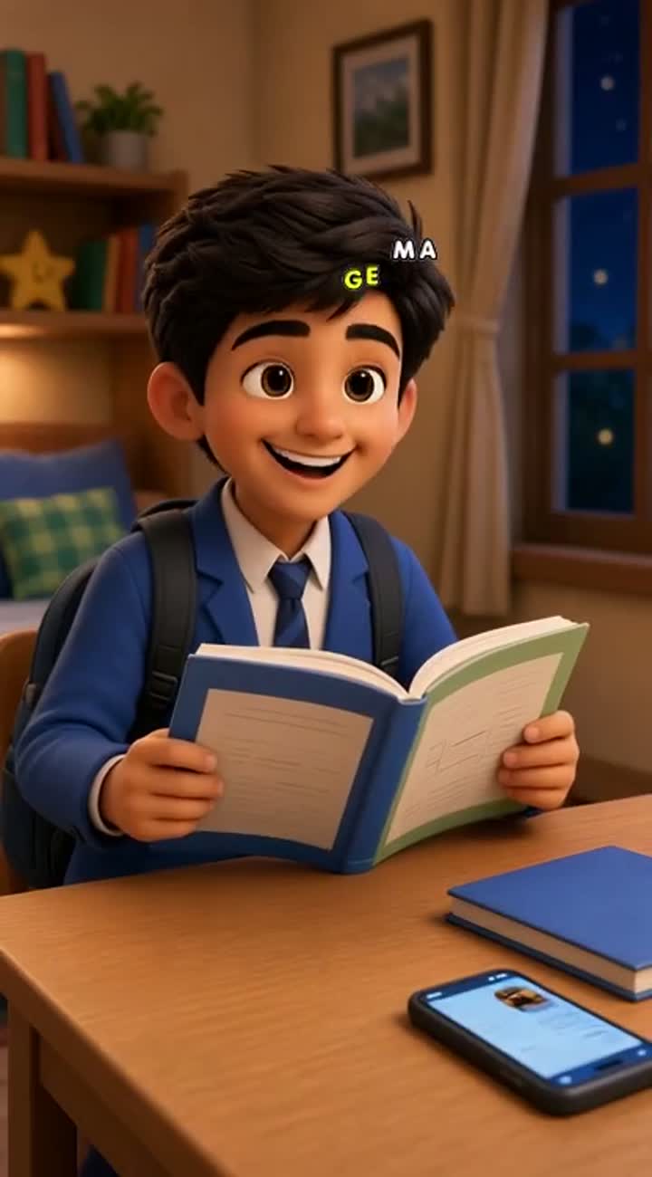 Vertical 9:16 3D cartoon comedy video — AI cartoon