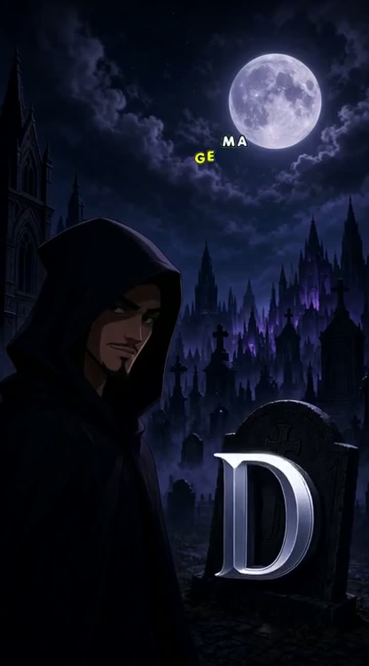 Diego Ramoa, a charismatic male music artist wearing a mysterious… — AI cartoon