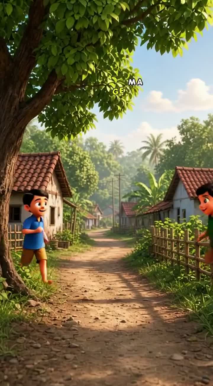 High-quality 3D animated cartoon short film about two Bengali… — AI cartoon