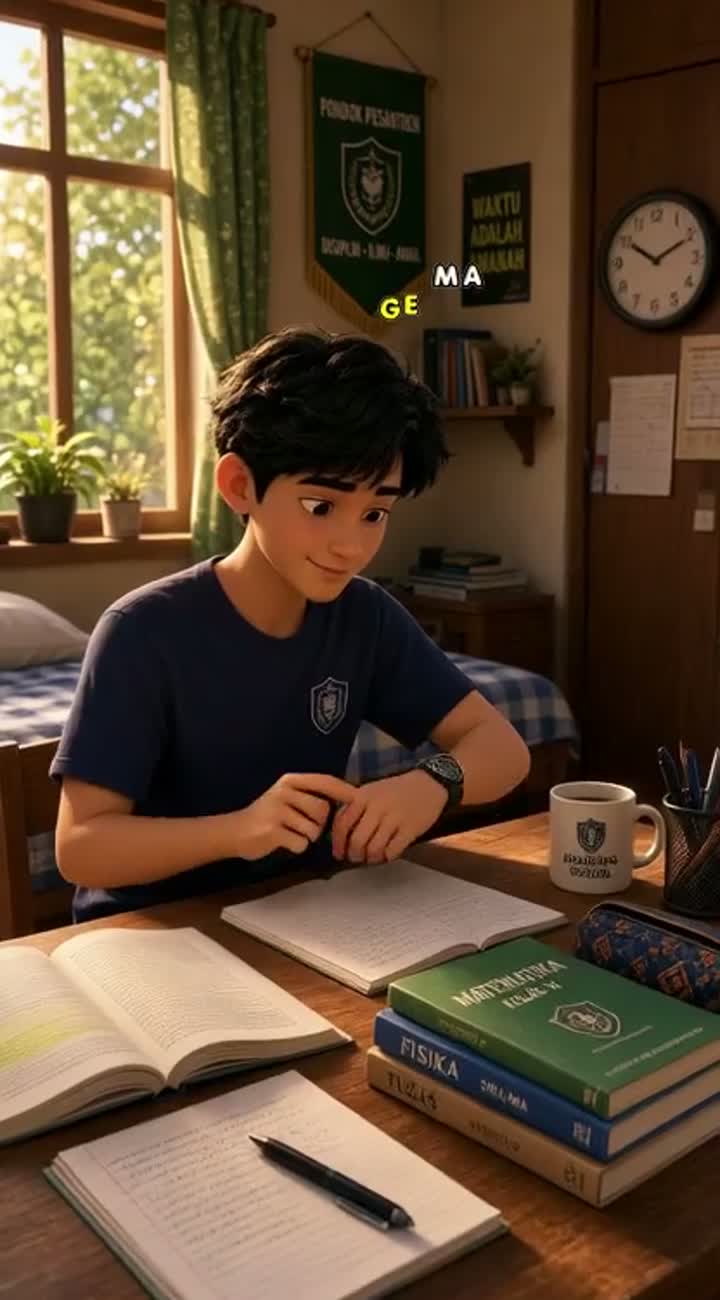 A cinematic 3D animated family-film scene featuring Joeldi… — AI cartoon