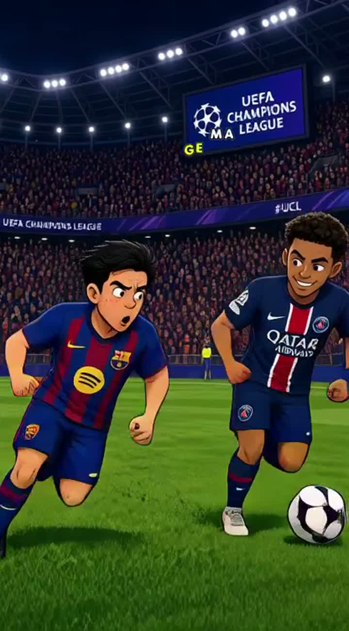 Funny 2D football cartoon comedy featuring cartoon versions… — AI cartoon