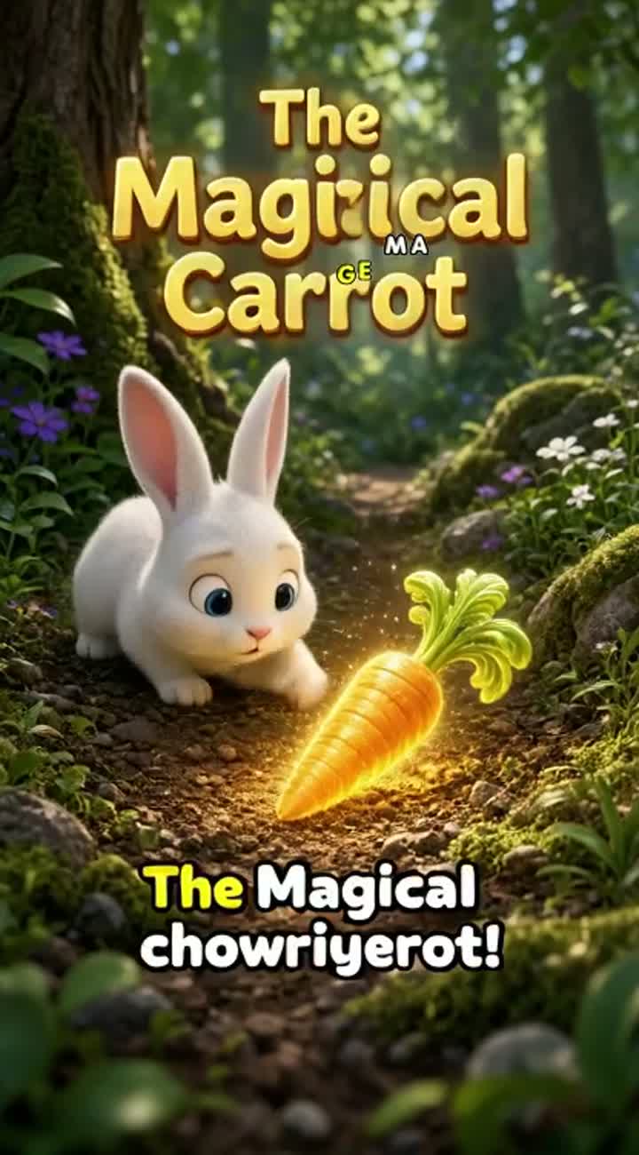 The Magical Carrot — AI cartoon