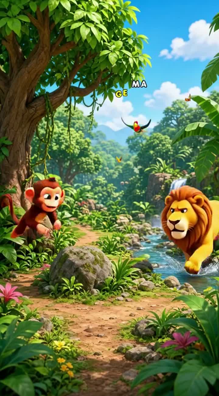 Funny 3D animated cartoon story for kids in Hindi — AI cartoon