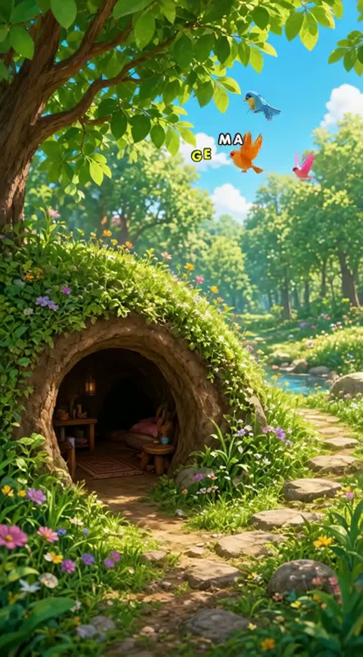 The Lost Little Bunny — AI cartoon