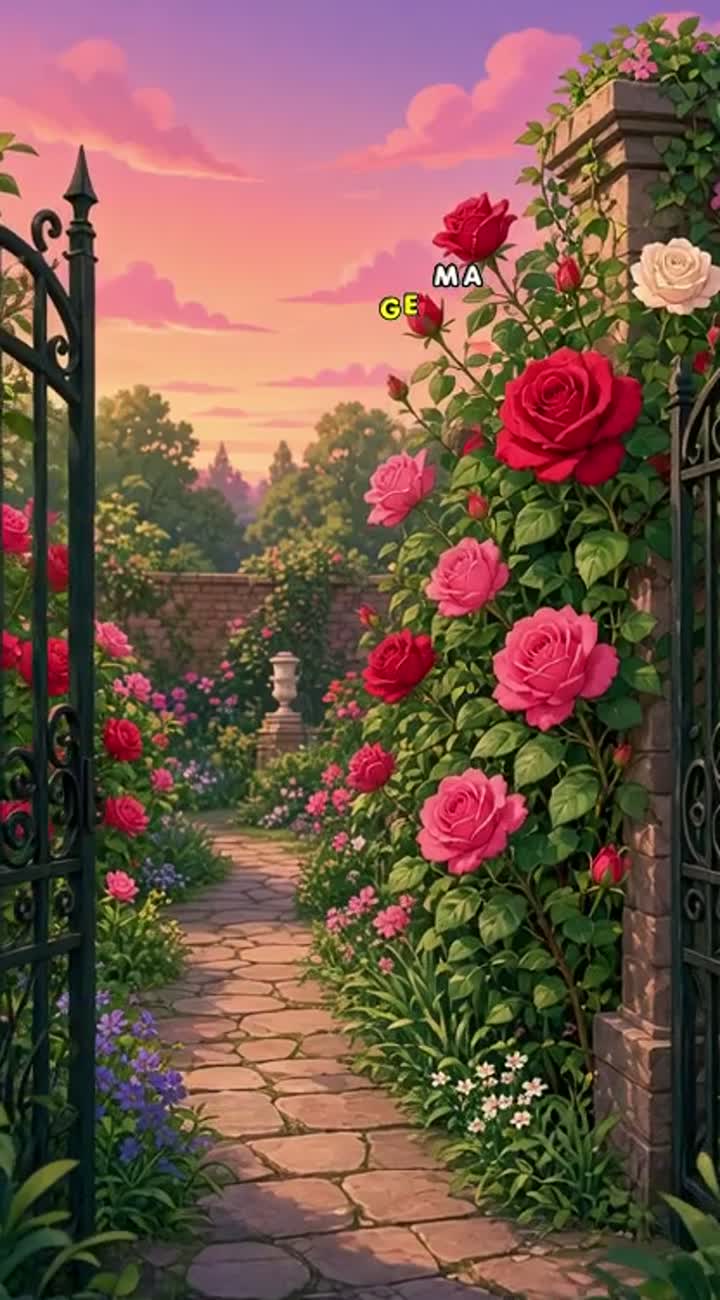 Incident in the rose garden poem by donald justice — AI cartoon