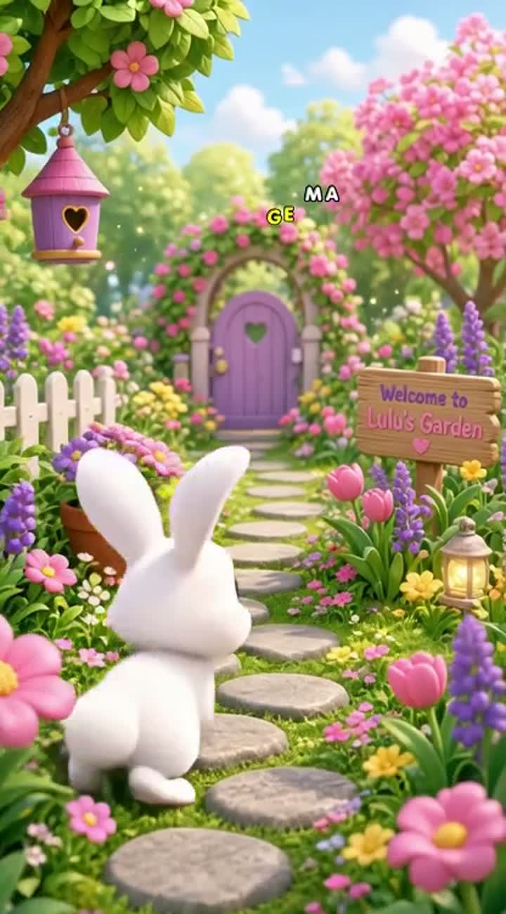The Little Bunny Learns Colors — AI cartoon