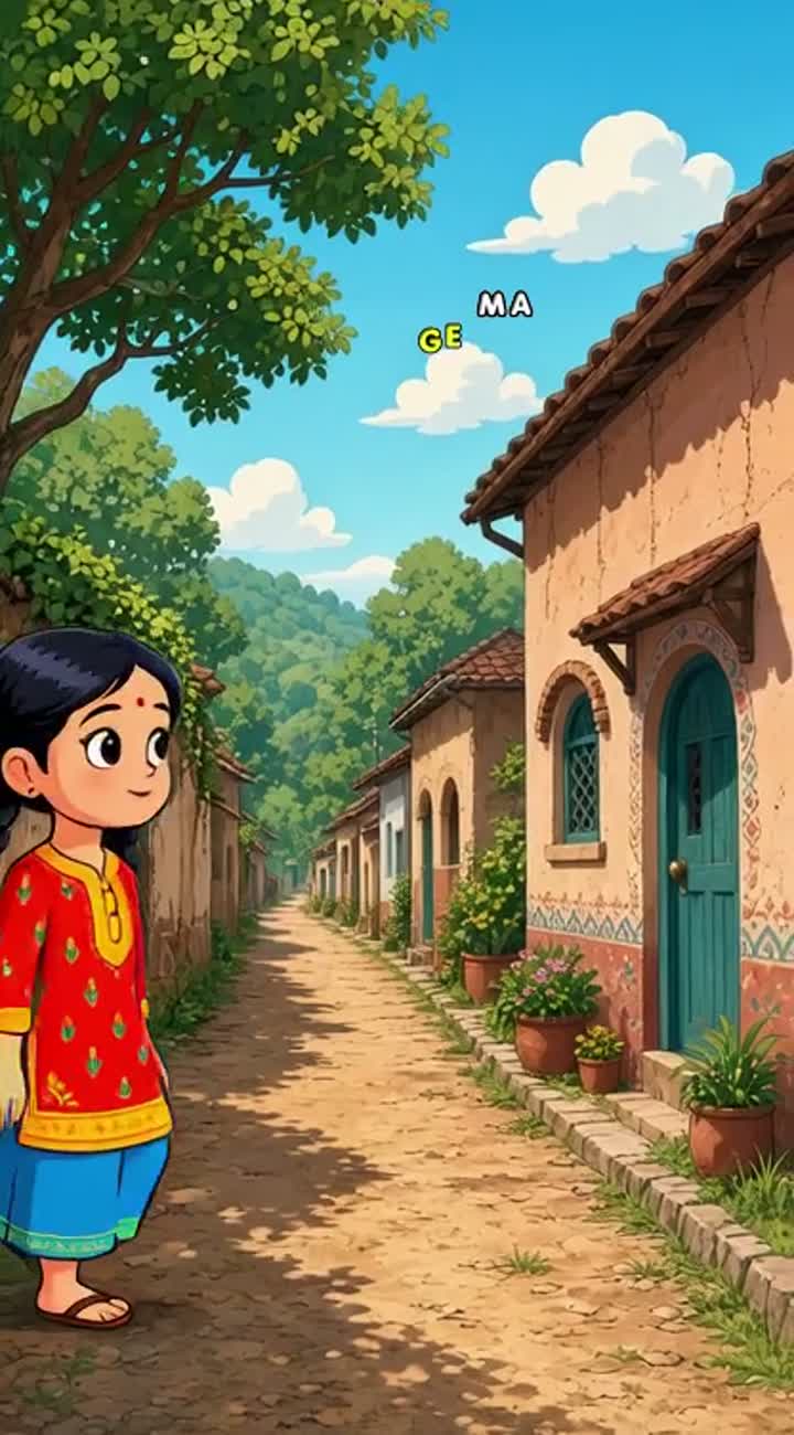 Mujhe ek ladki aur chhupa hua ek Billi Gai story banaa de do video… — AI cartoon