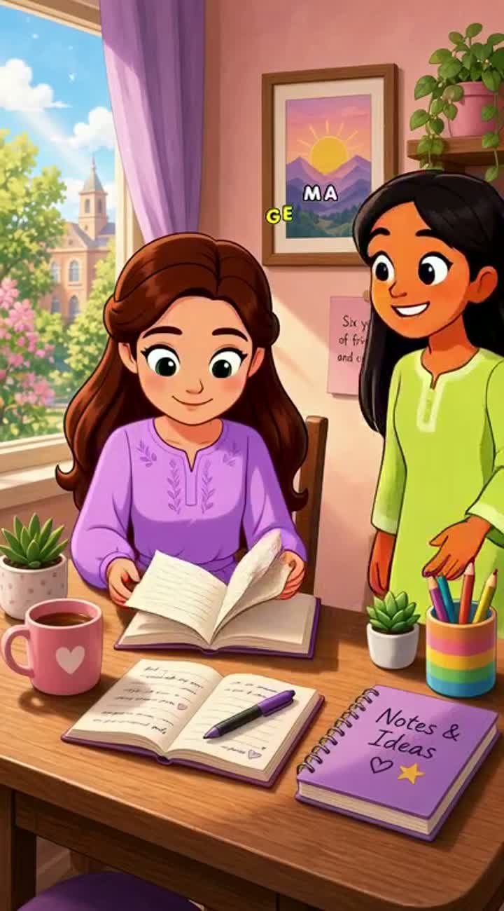 A vibrant, colorful cartoon with smooth, fluid animation… — AI cartoon