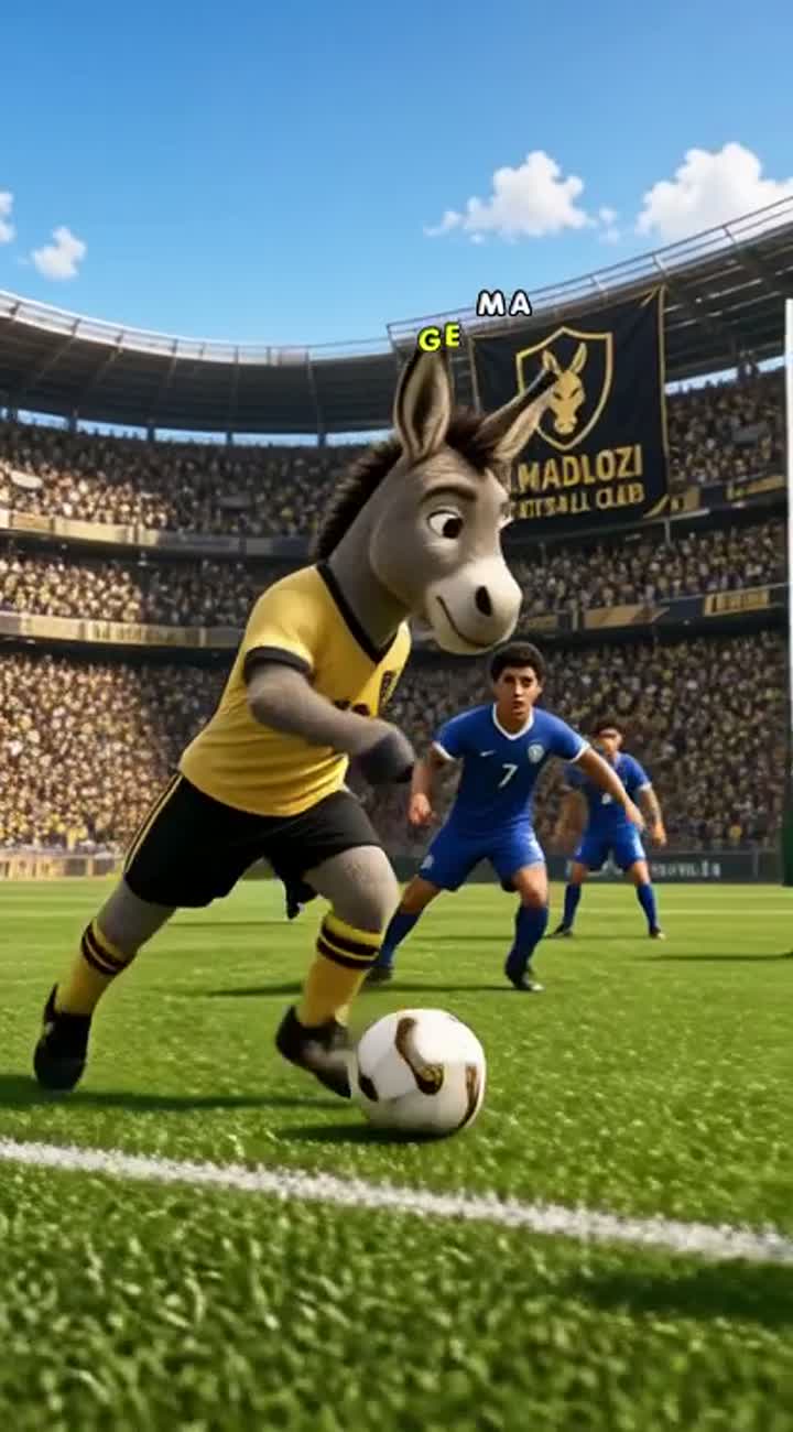 A hilarious 3D animated football comedy set in a packed South… — AI cartoon