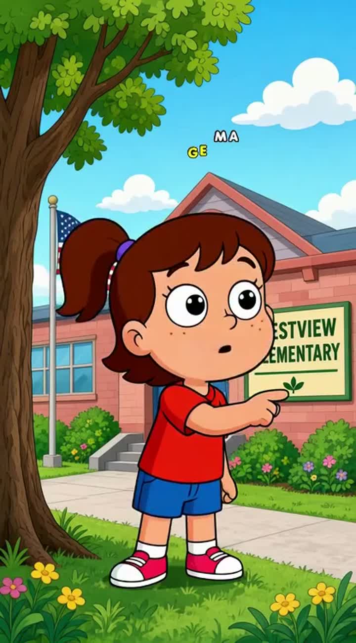 Funny 2D cartoon sitcom episode about a chaotic family living… — AI cartoon
