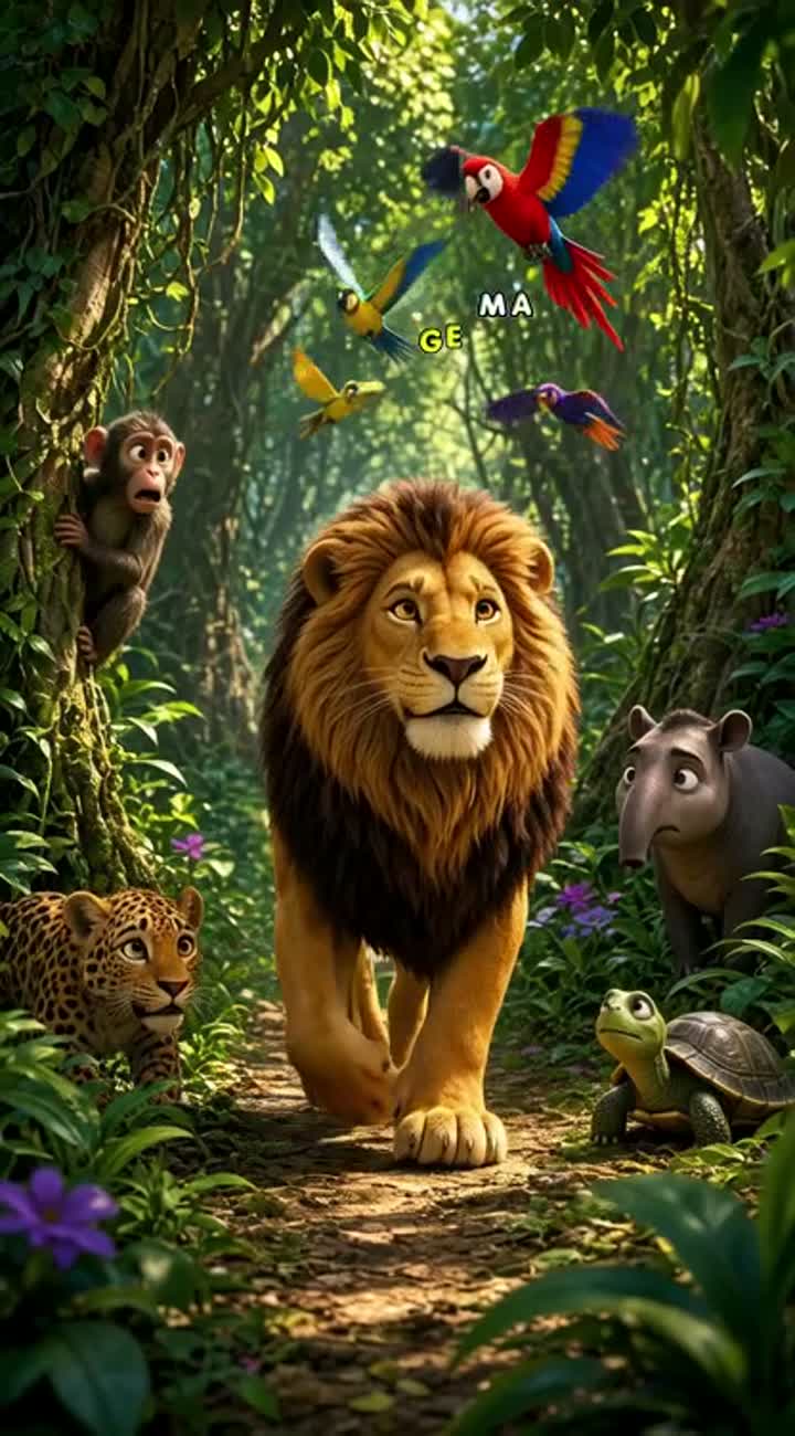 High-quality 3D animated cartoon s — AI cartoon