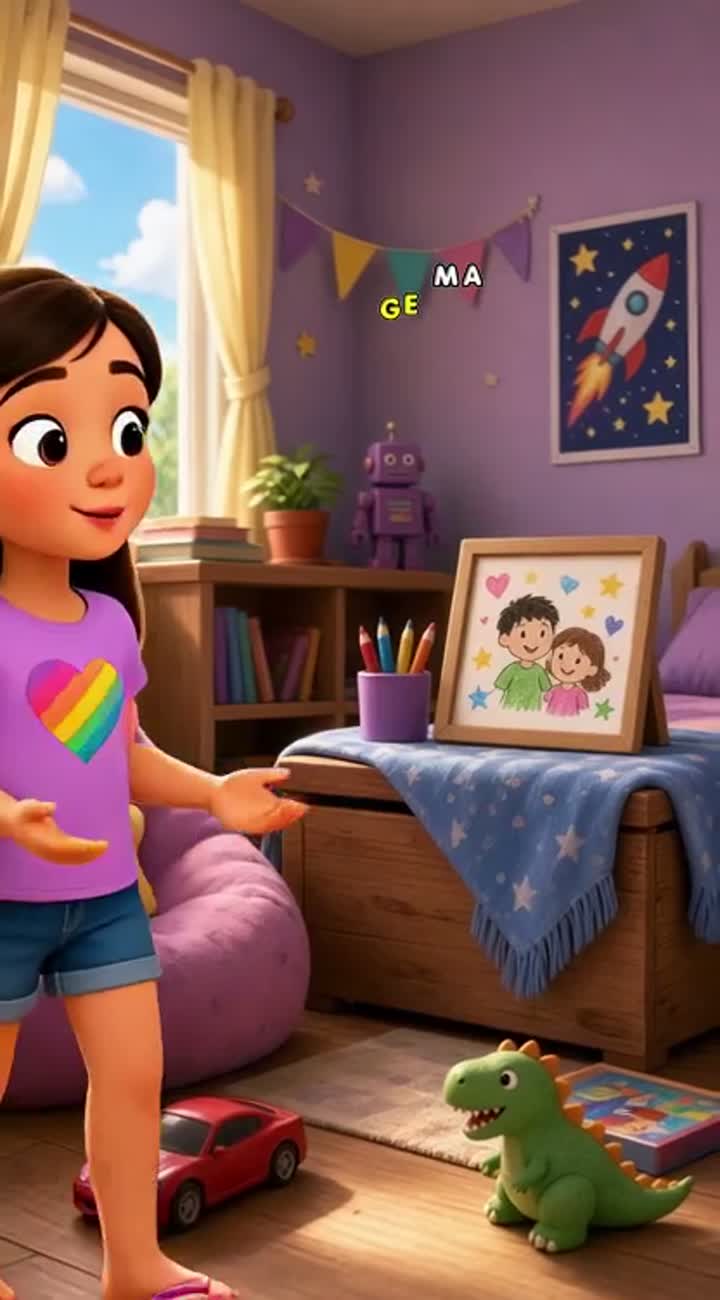 É um video pro meu irmão, e eu queria que o video fosse narrado… — AI cartoon