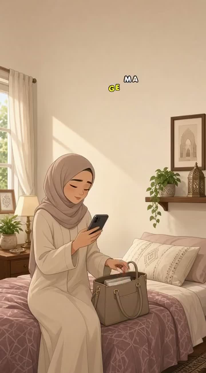 Short vertical 9:16 animated cartoon advertisement for an elegant… — AI cartoon