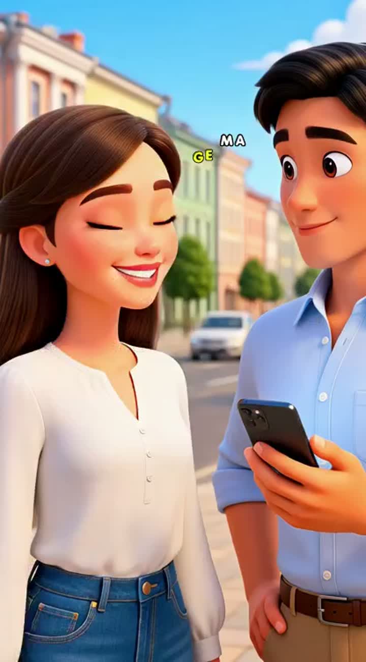 Short, continuous animated cartoon shot with smooth… — AI cartoon