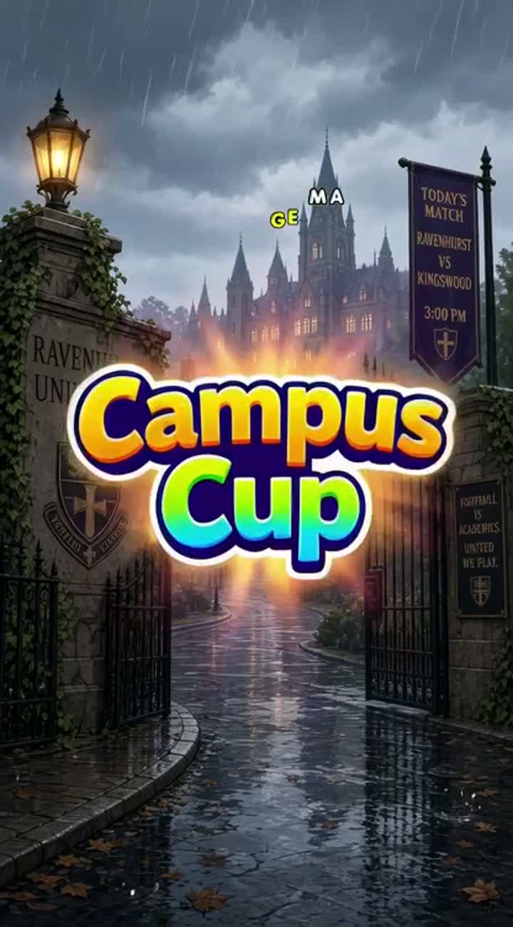 Campus Cup — AI cartoon