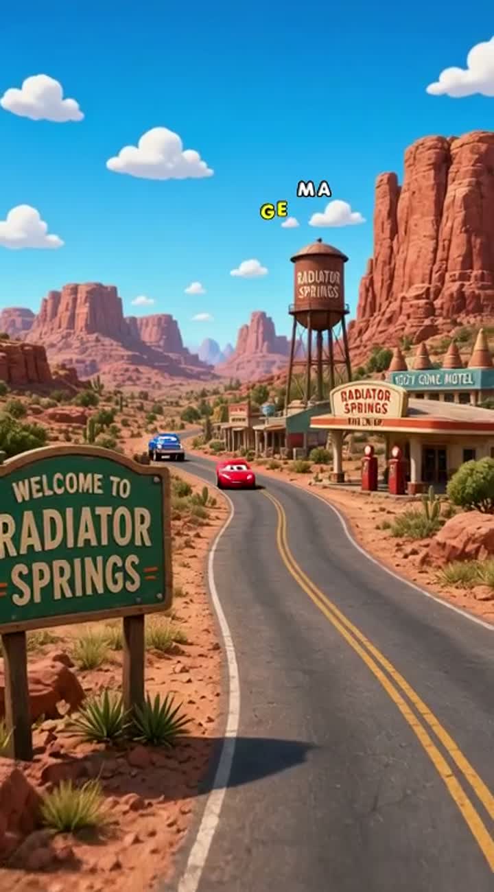 Cars Animated cartoon with smooth animation… — AI cartoon