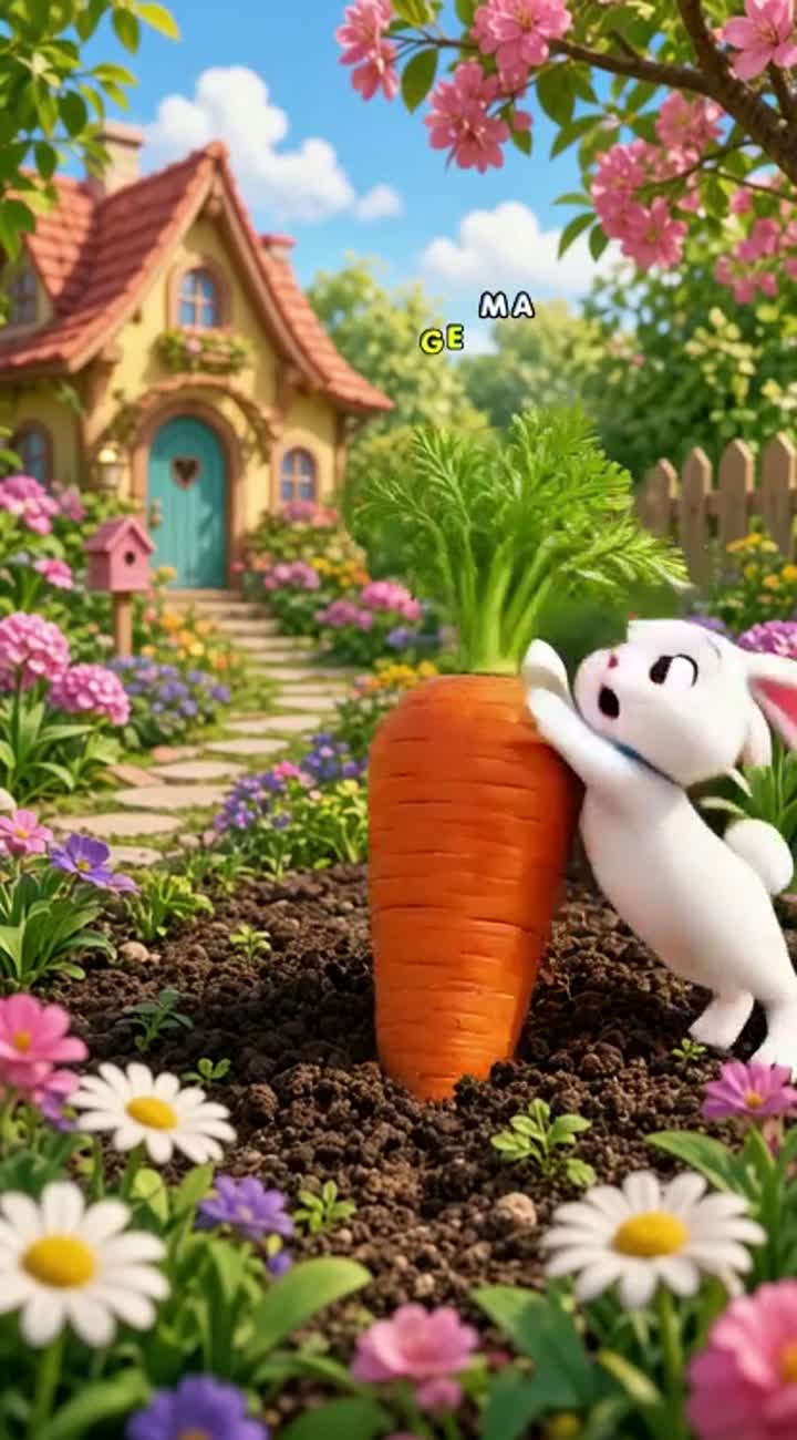 Animation in a vertical 9:16 format for an Arabic children's… — AI cartoon