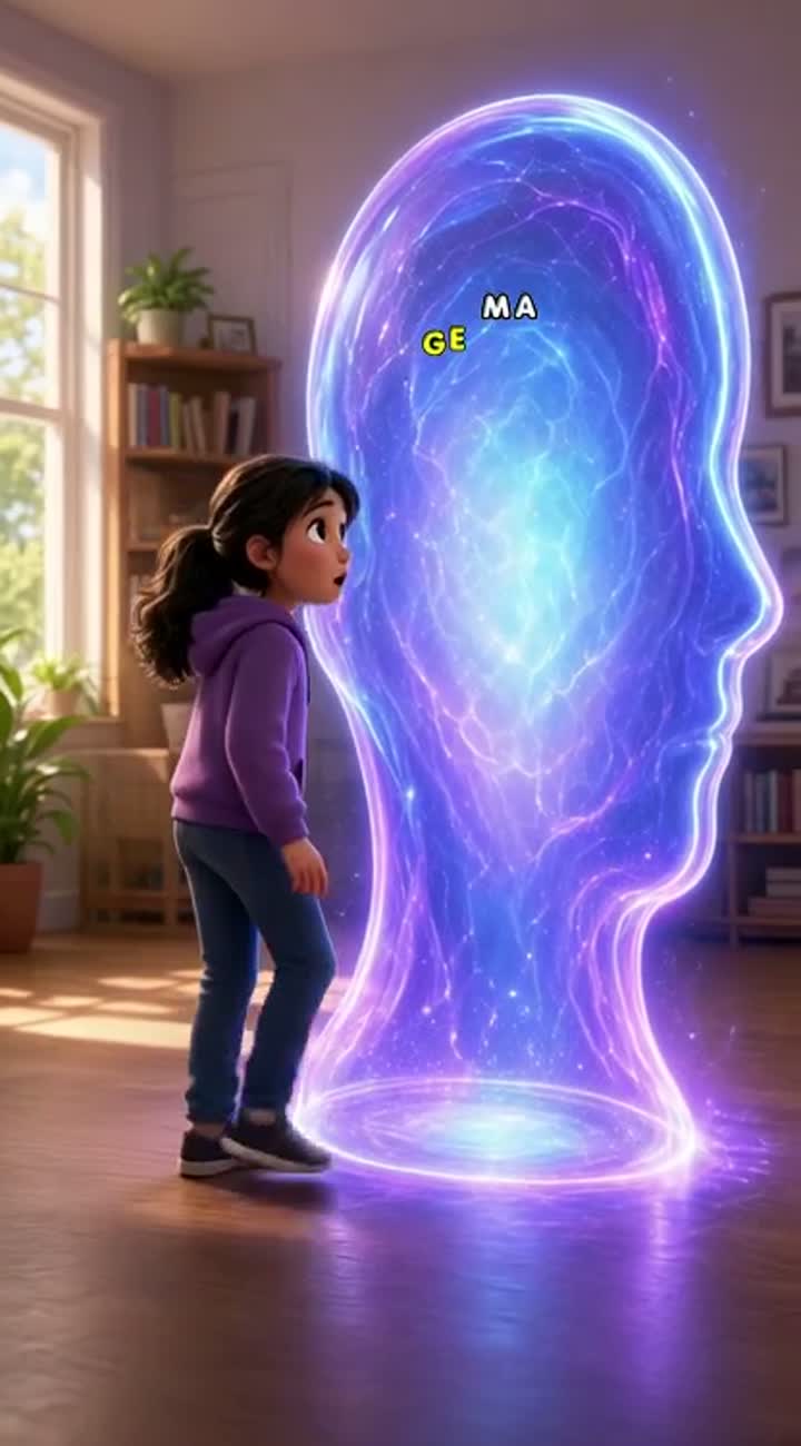 Crea un video animato in stile cartone animato 3D cinematografico… — AI cartoon