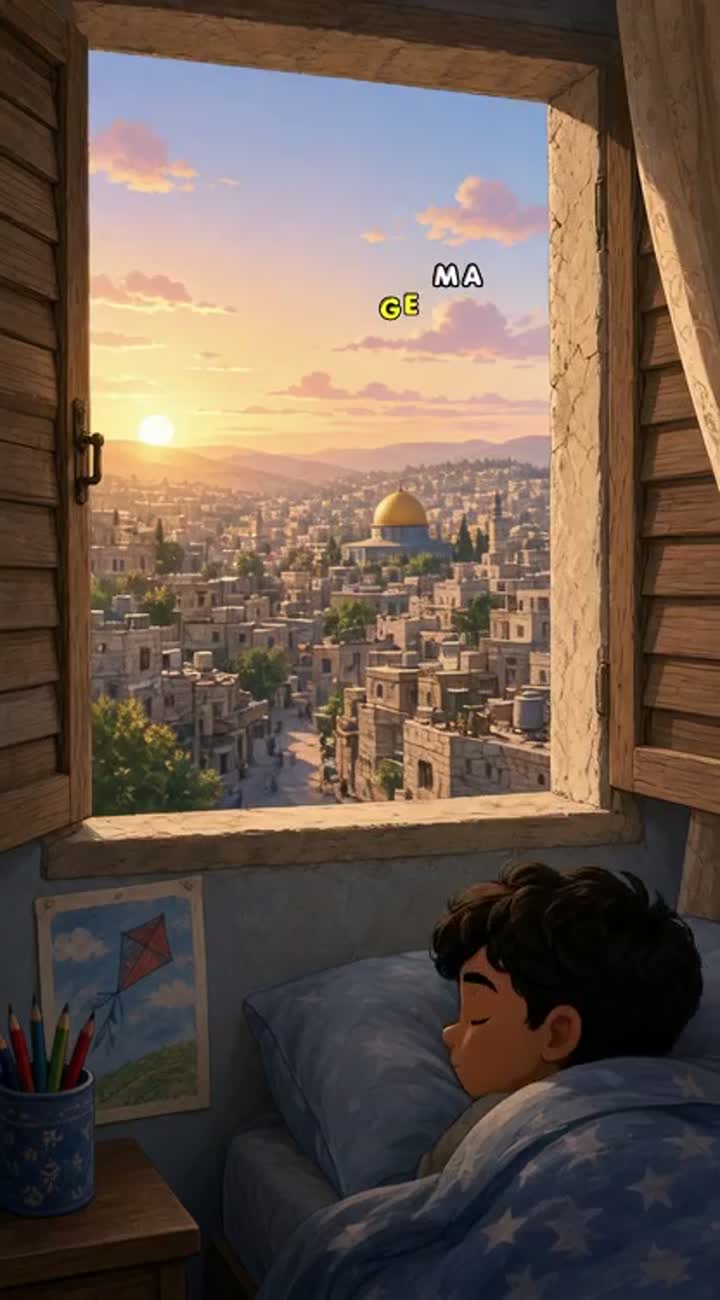 Le rêve de Youssef — AI cartoon