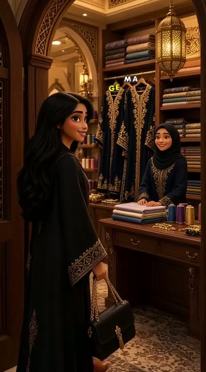 Visual style: Premium 3D animated cartoon, elegant, feminine… — AI cartoon