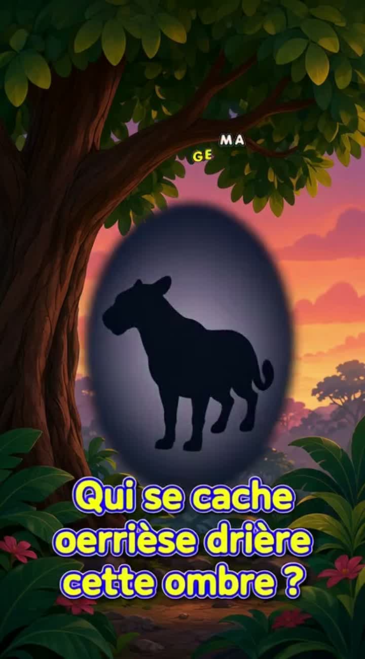 Devine l'animal mystère! — AI cartoon