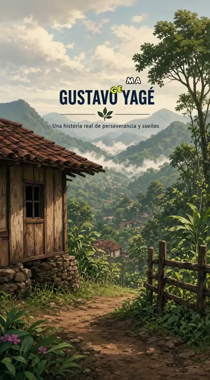 Crea una historia biográfica breve, emotiva y cinematográfica… — AI cartoon