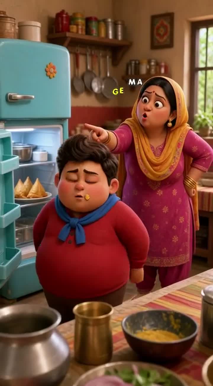 Short 3D cartoon animated clip, approximately as a single… — AI cartoon