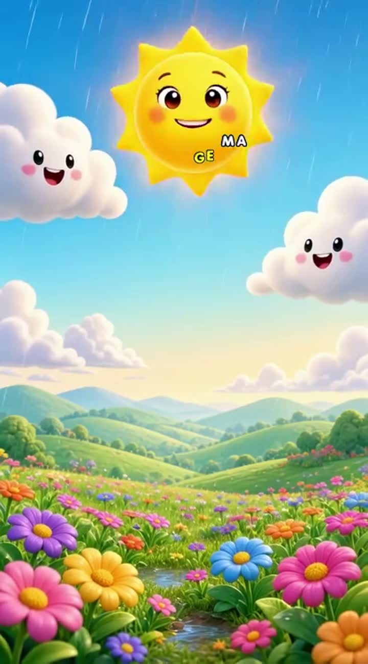 Magical 3D animated children's nursery rhyme — AI cartoon