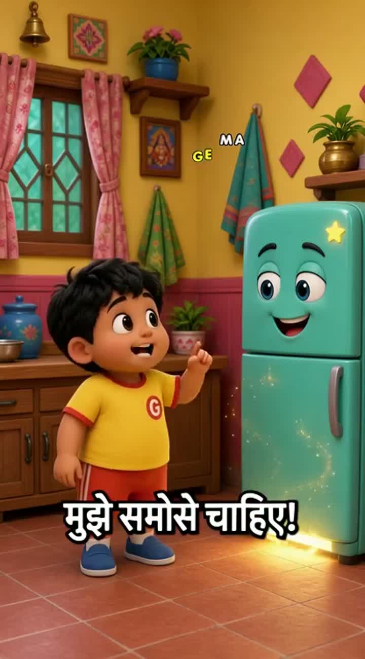 Funny 3D animated cartoon video for YouTube Shorts, vertical 9:16 — AI cartoon