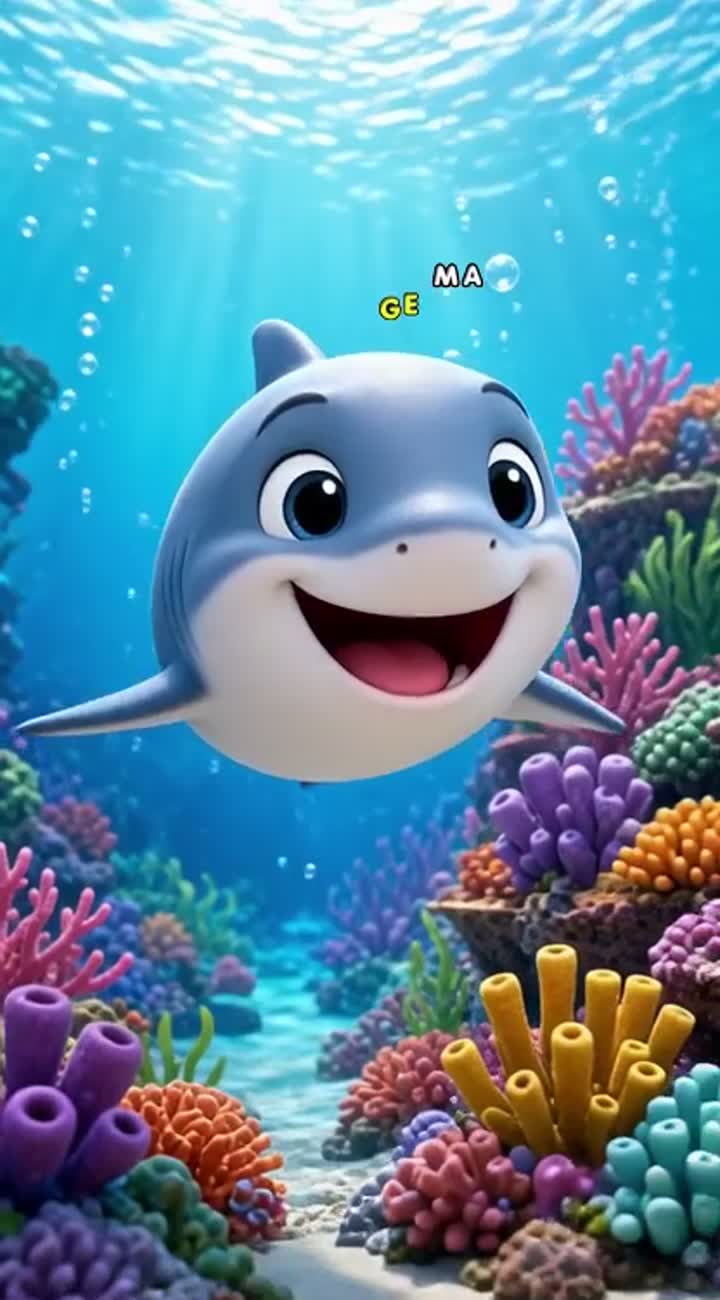 Colorful 3D cartoon animation for toddlers and preschoolers — AI cartoon