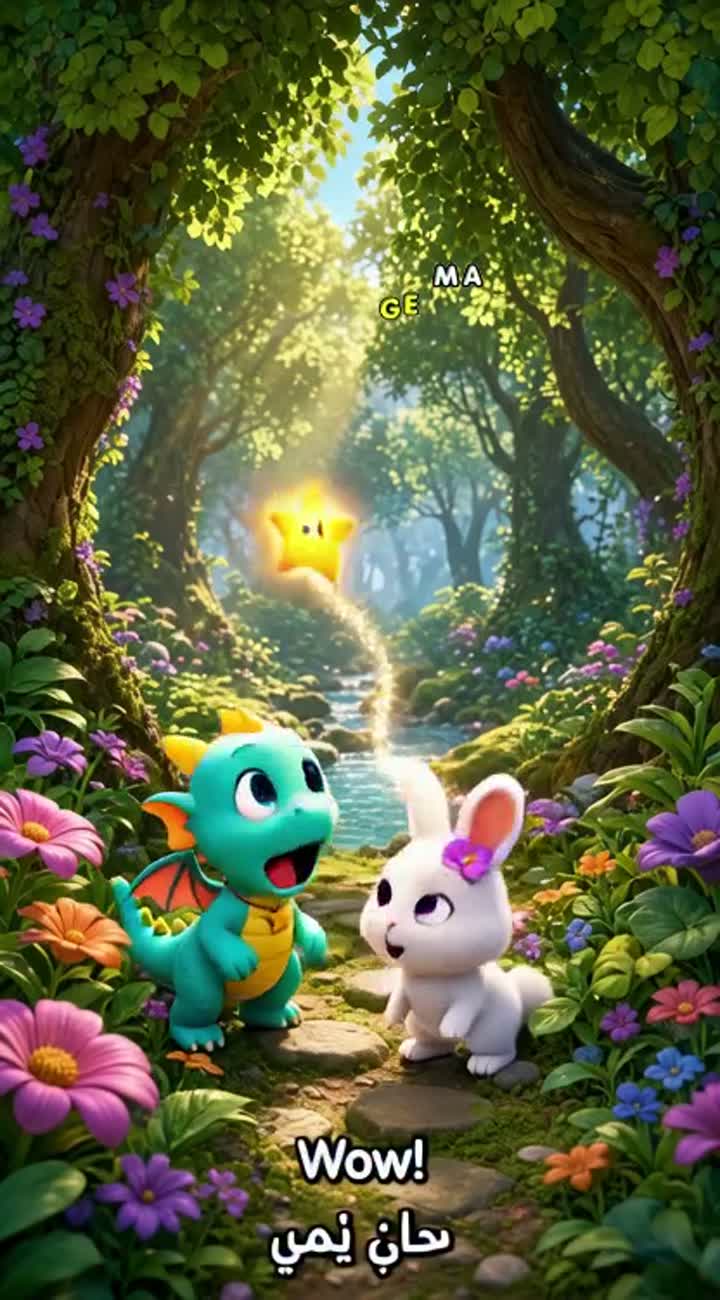 The Magical Missing Star — AI cartoon