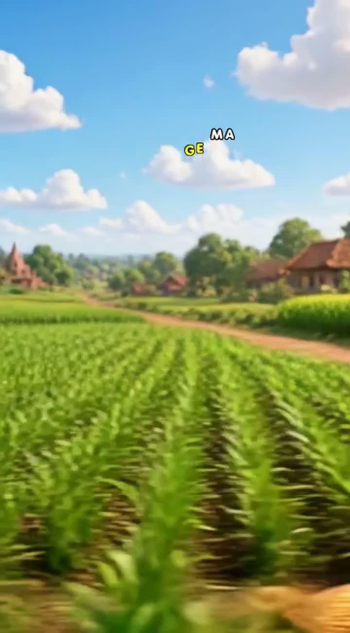 Complete 3D cartoon animated short film about an Indian farmer… — AI cartoon