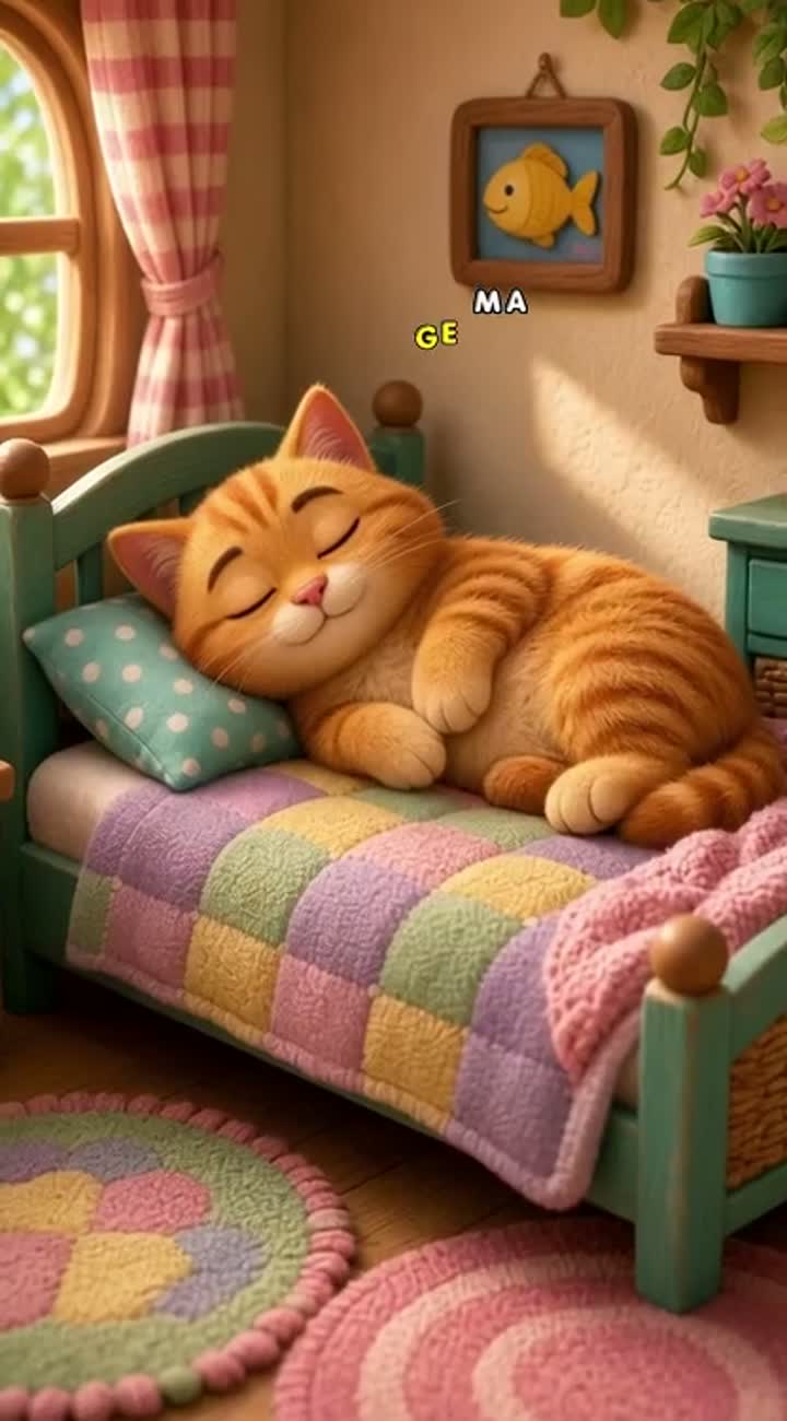 Story: The Lazy Cat & The Smart Mouse — AI cartoon