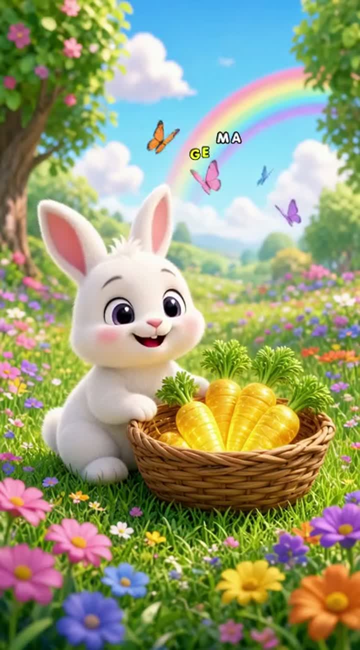 Benny the Bunny and the Magic Carrots — AI cartoon