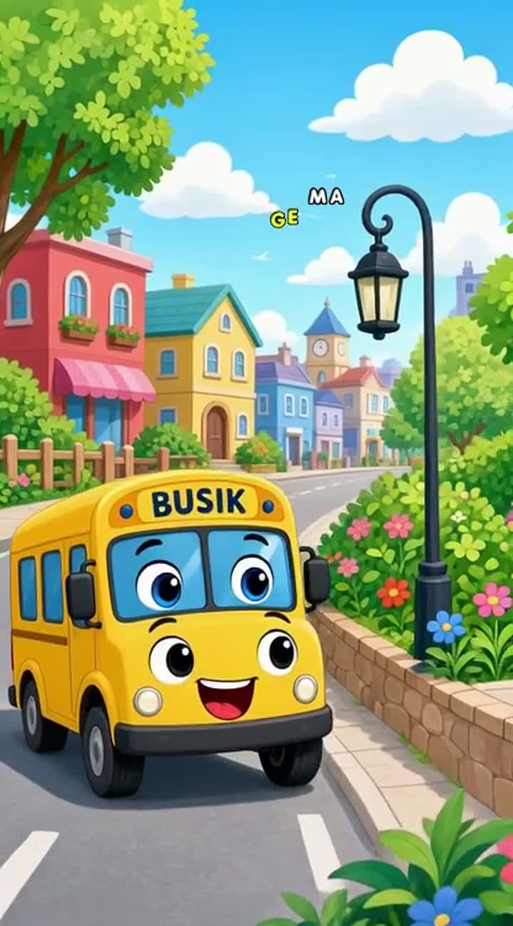 Short animated clip for children featuring the main character… — AI cartoon