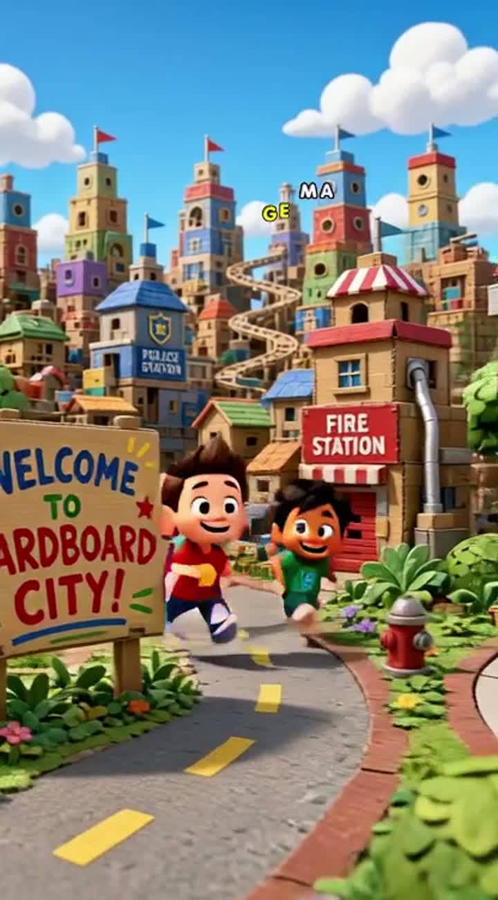 Original educational 3D animated children's adventure series… — AI cartoon