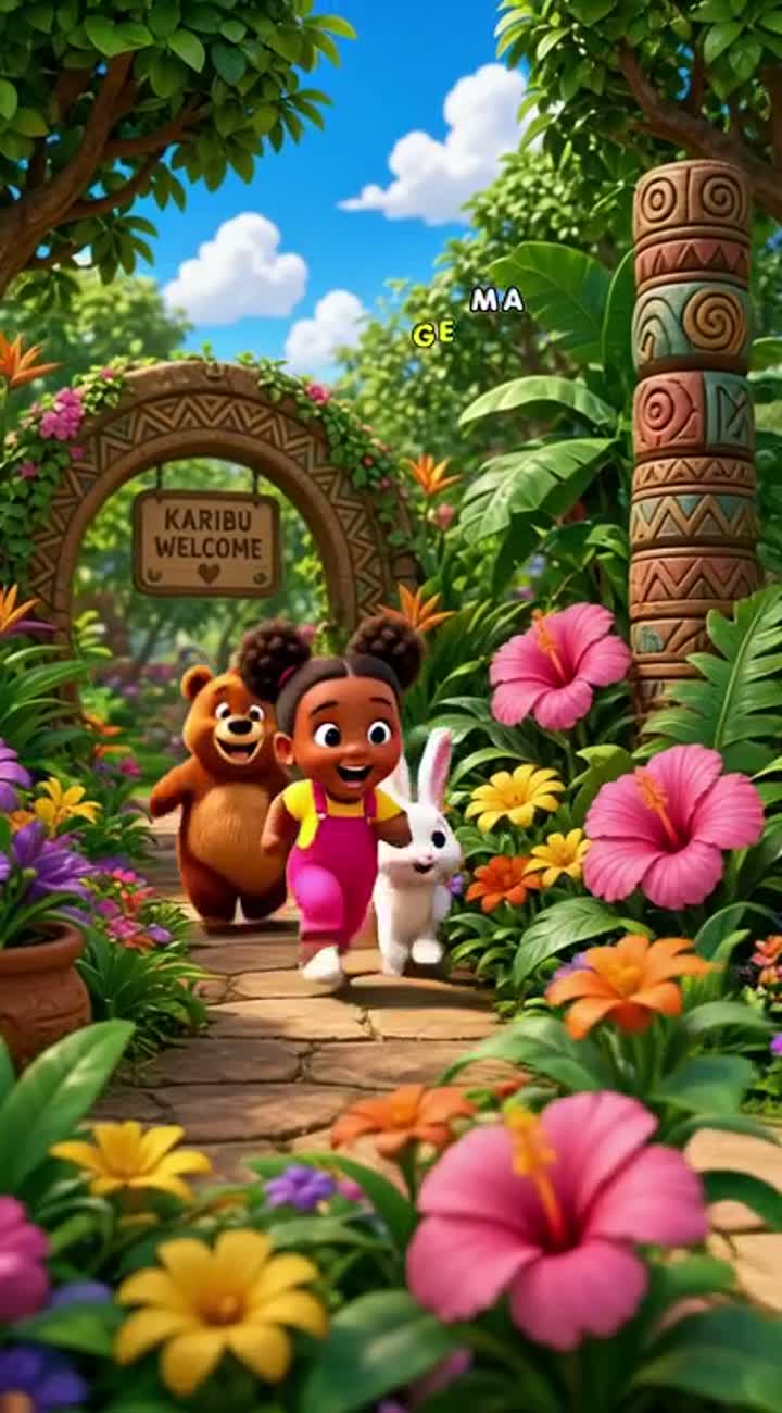 Tumi and Friends: The Magical Rainbow — AI cartoon