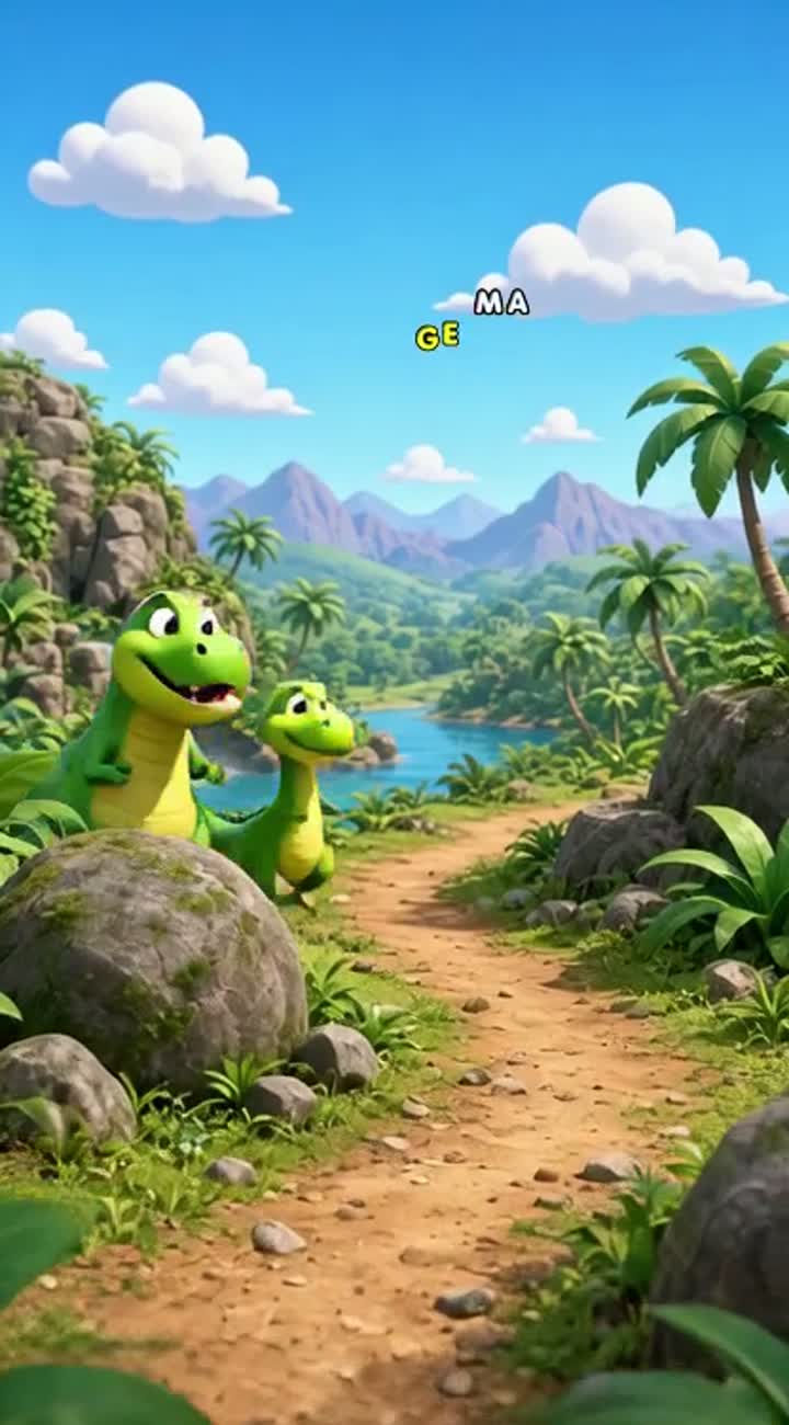 Mota Dino: Oye dostoo! — AI cartoon