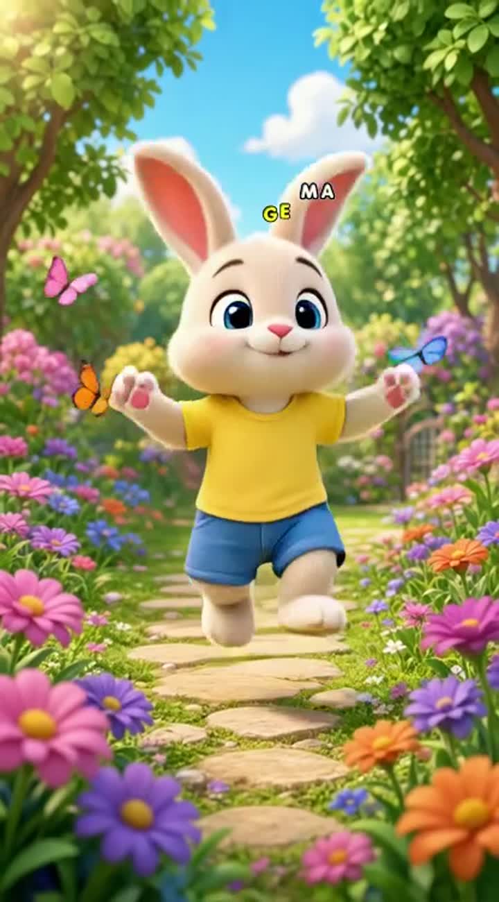 Cheerful, colorful 3D cartoon video for children aged 3-6 — AI cartoon