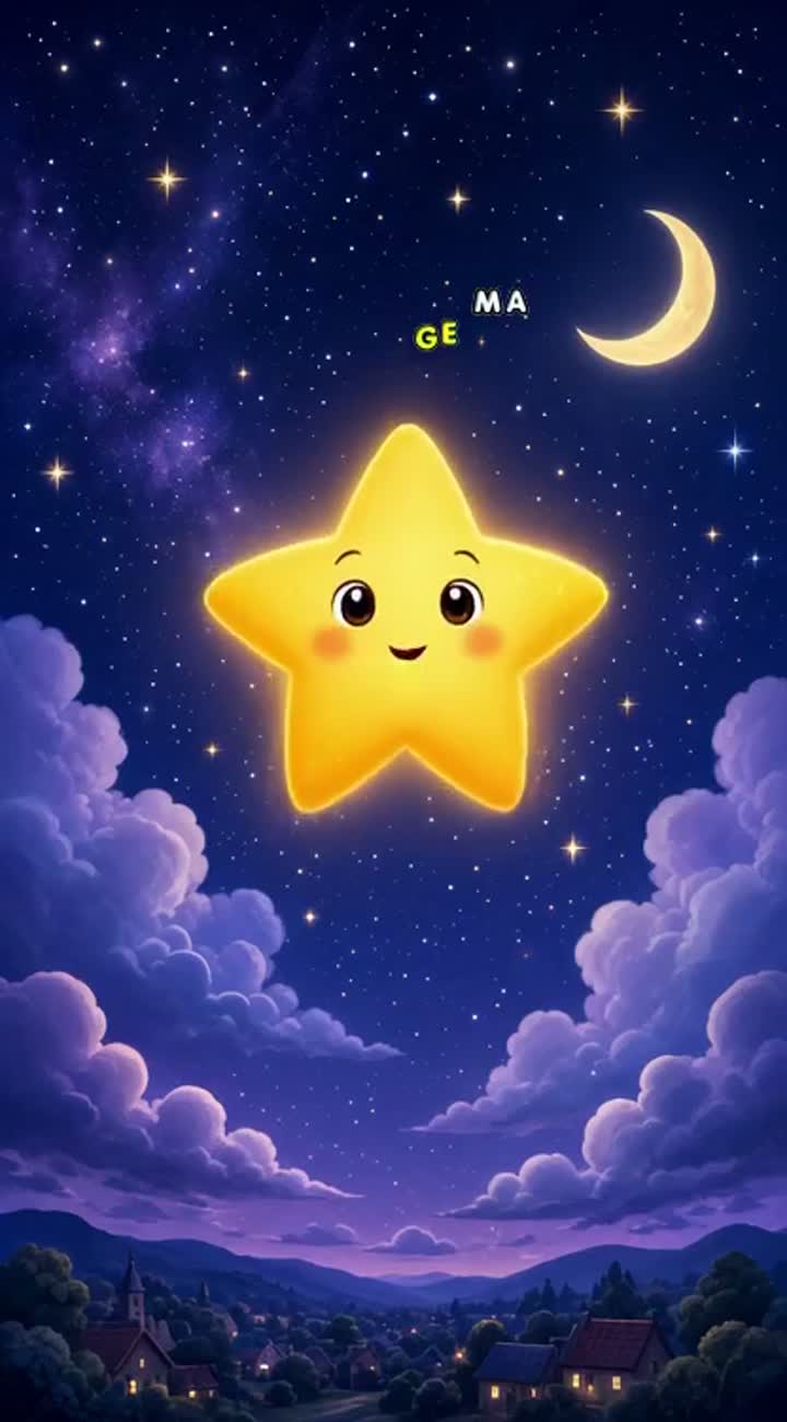 A Beautiful Night (0:00-0:15) — AI cartoon