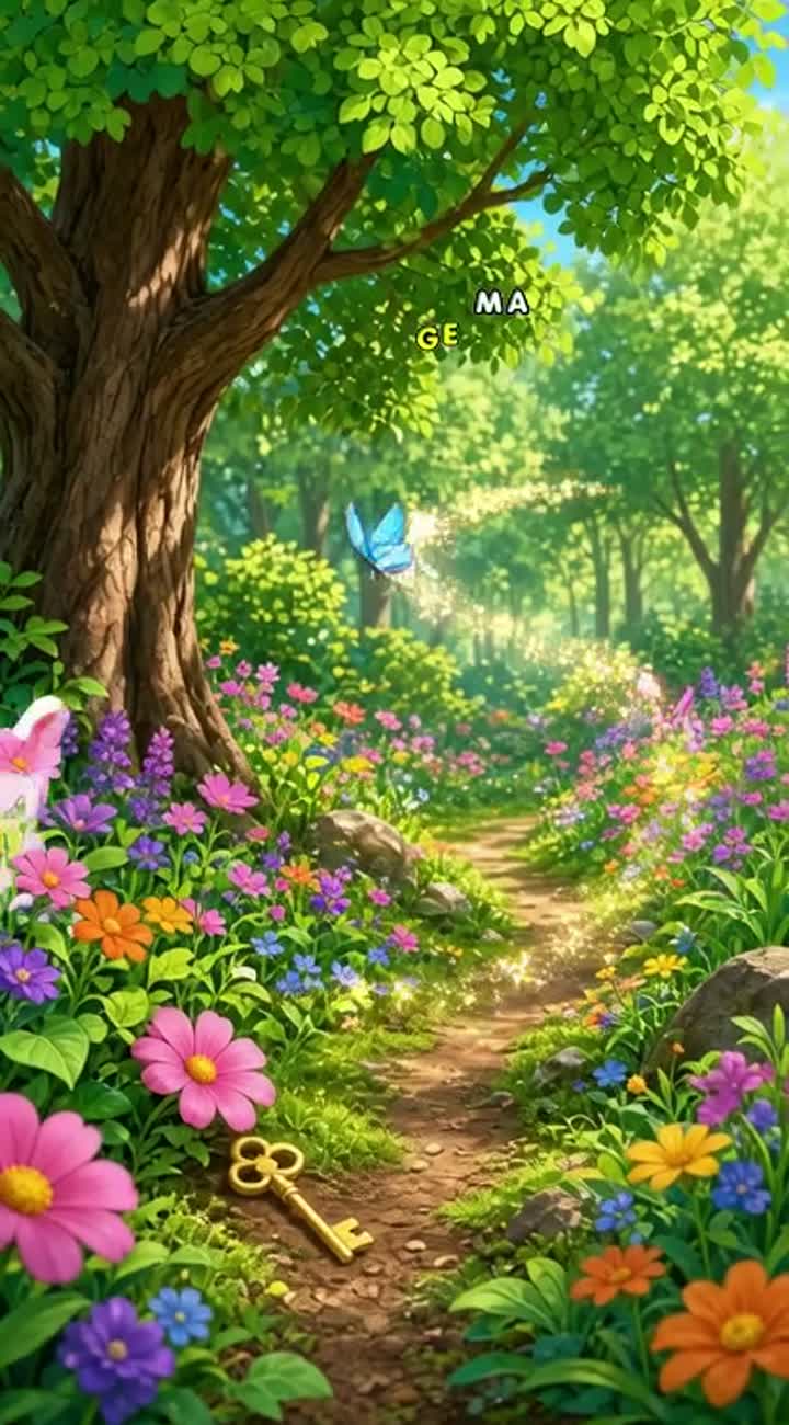 The Little Bunny and the Magic Garden — AI cartoon
