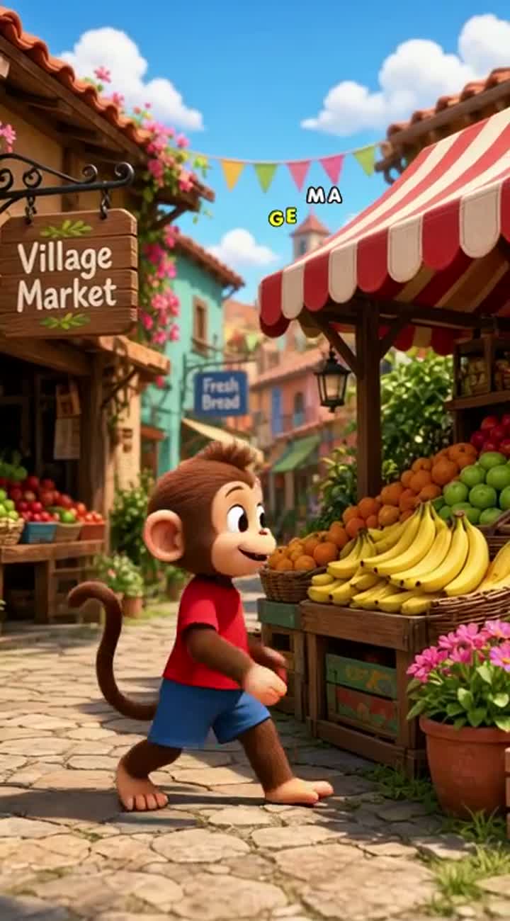 Ultra-HD 3D cartoon animation — AI cartoon