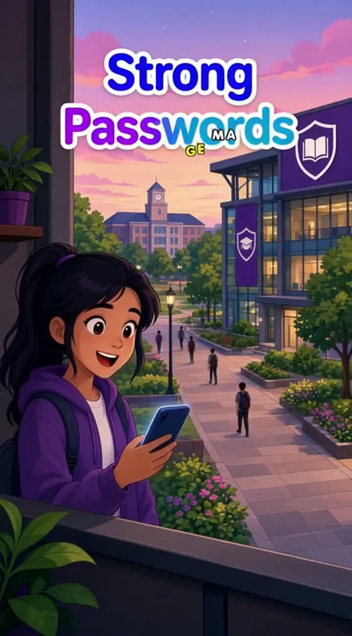 Colorful, attractive 2D animated cartoon video about CYBER SAFETY… — AI cartoon