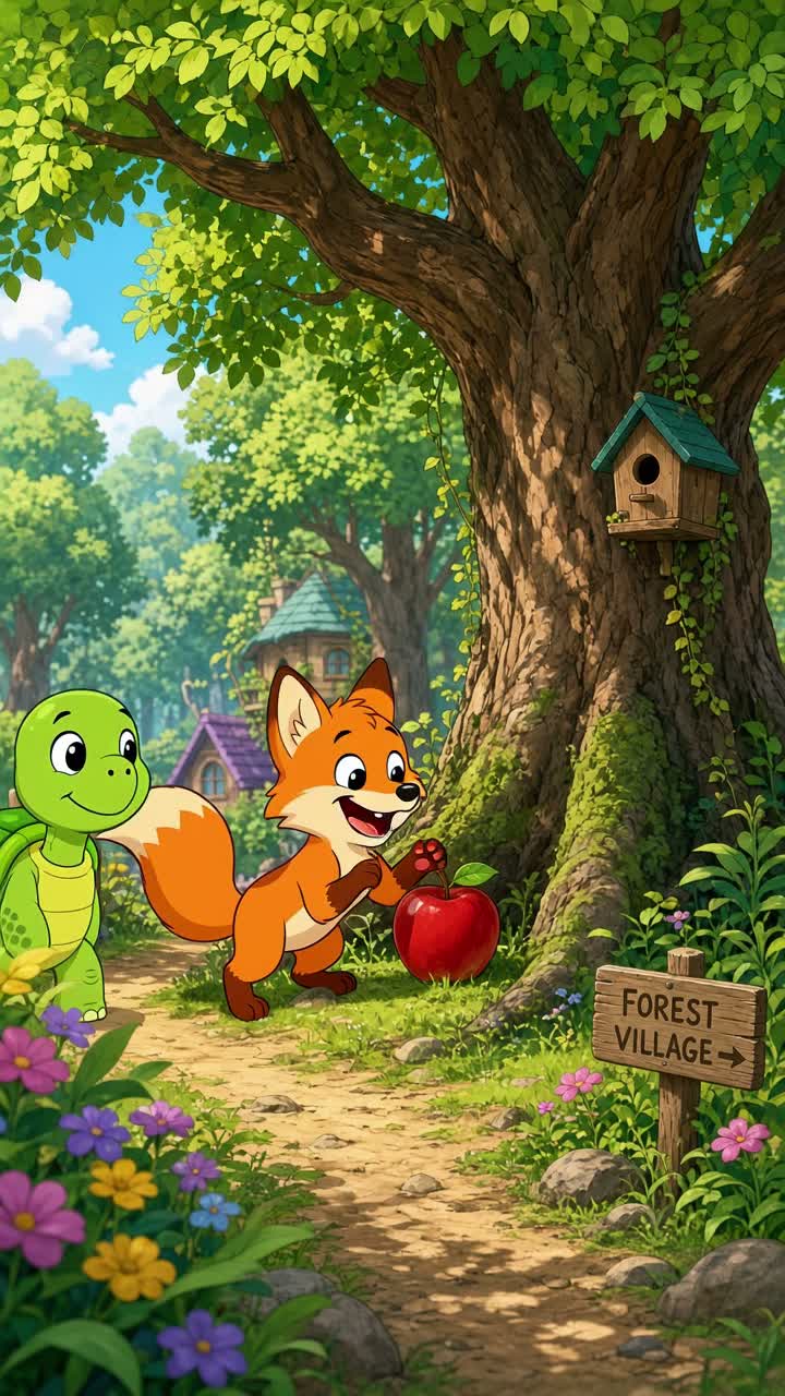 Milo & Momo: Little Adventures, Big Lessons — AI cartoon