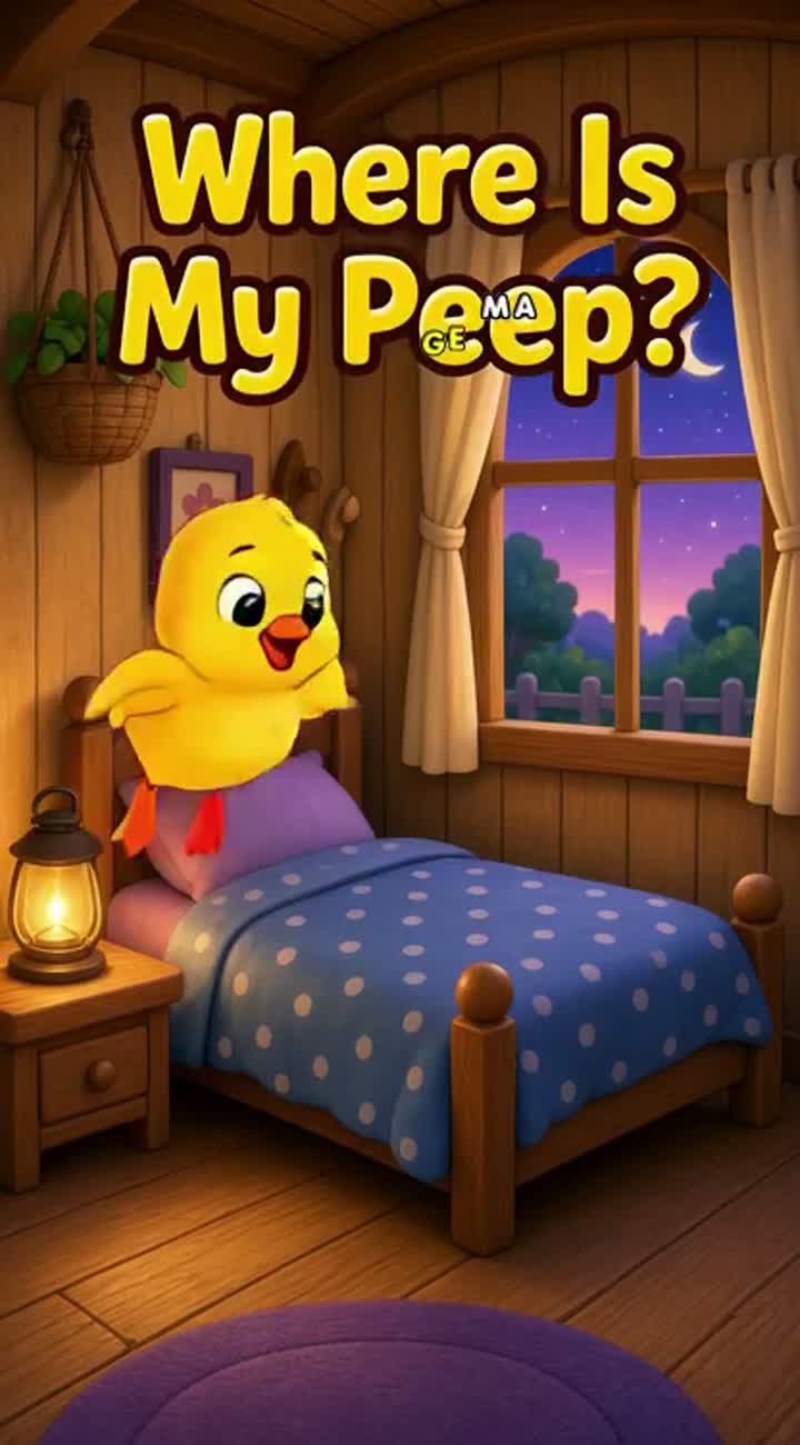 Where Is My Peep? — AI cartoon