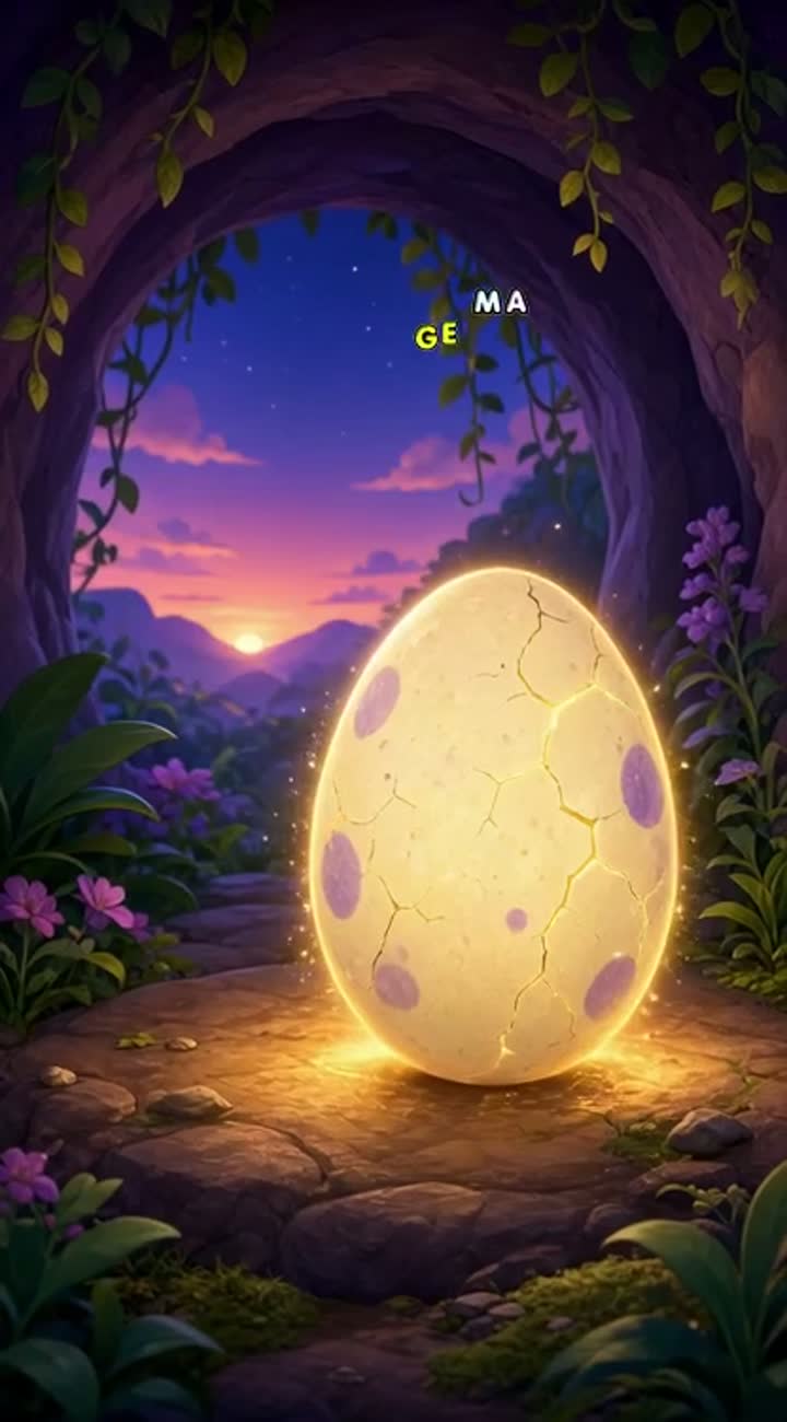 What's Inside the Magic Egg? — AI cartoon