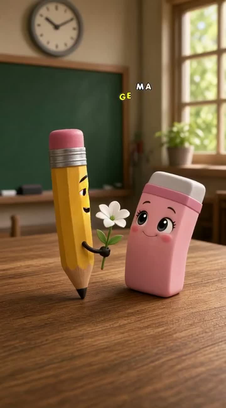 High-quality 3D animated cartoon video, exactly in vertical 9:16… — AI cartoon