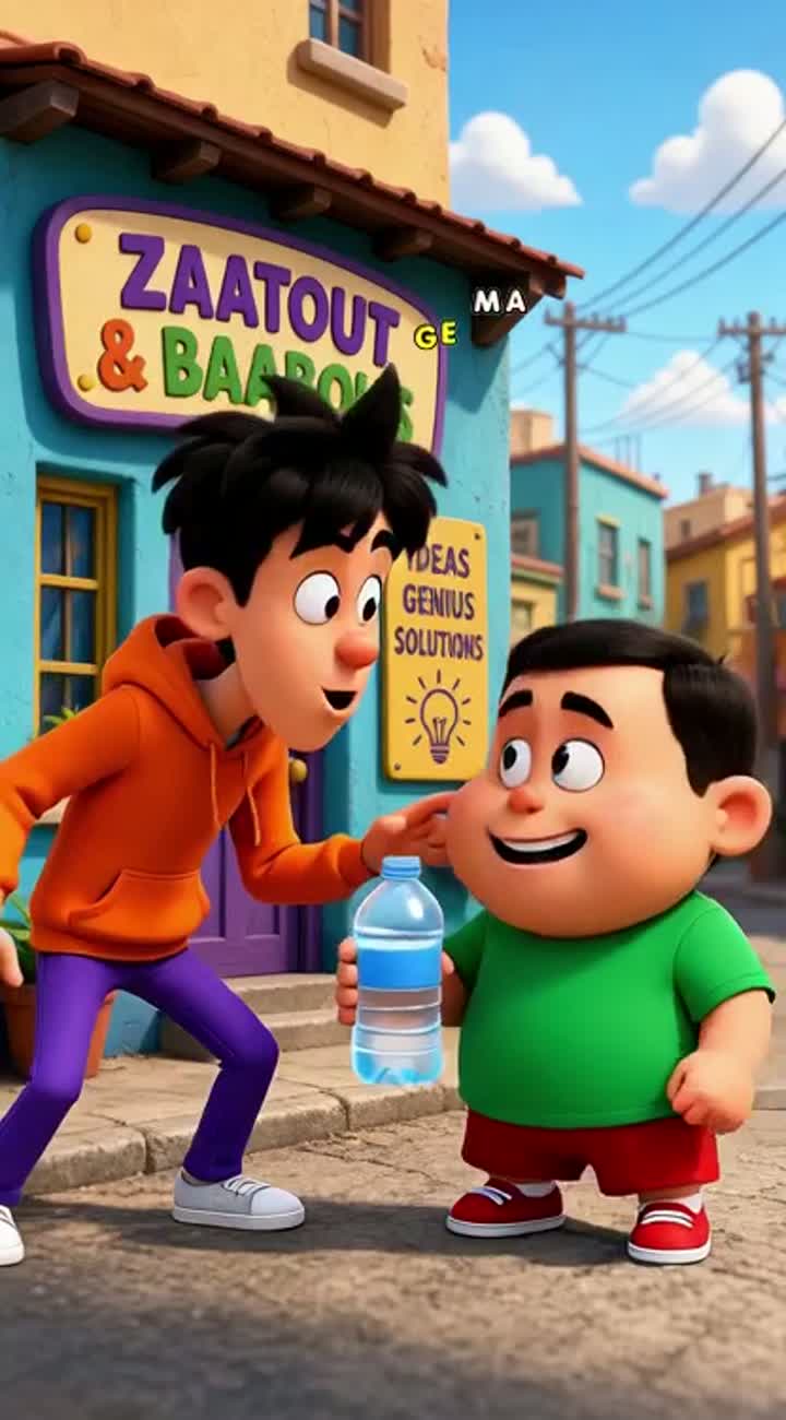 Funny 3D cartoon video featuring two best friends — AI cartoon