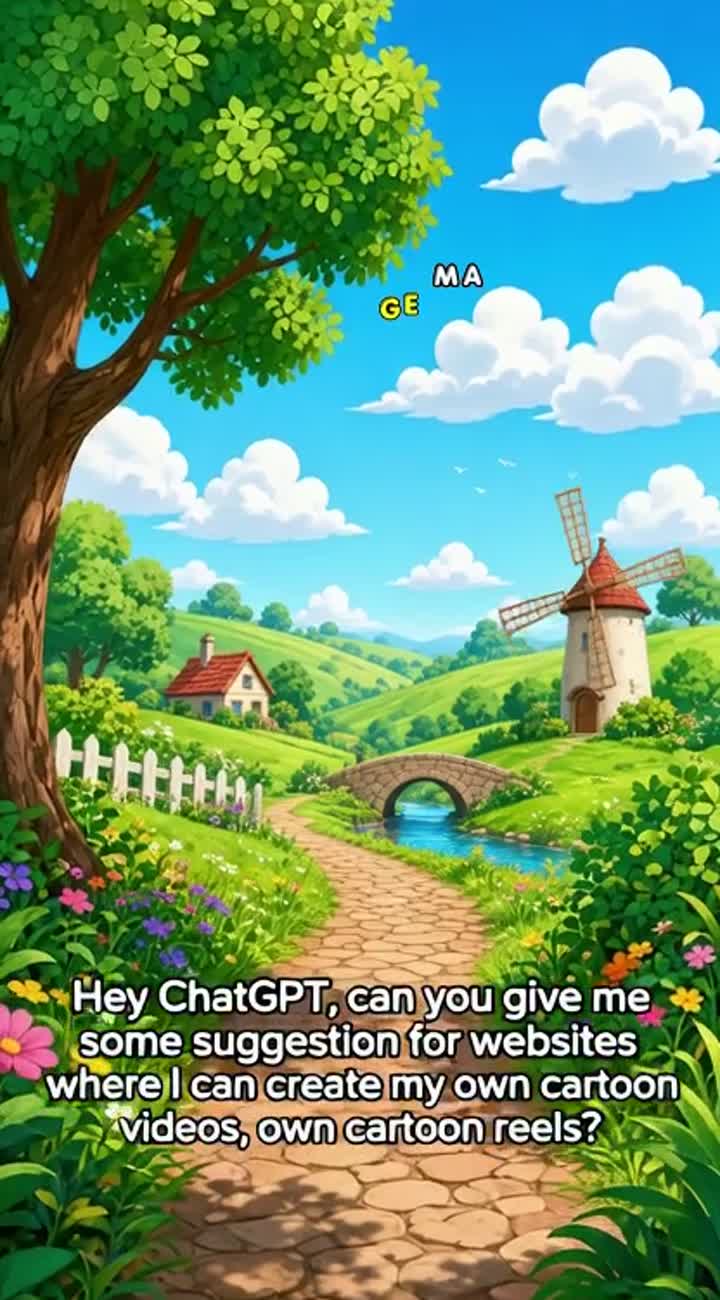 Hey ChatGPT, can you give me some suggestion for websites where I… — AI cartoon
